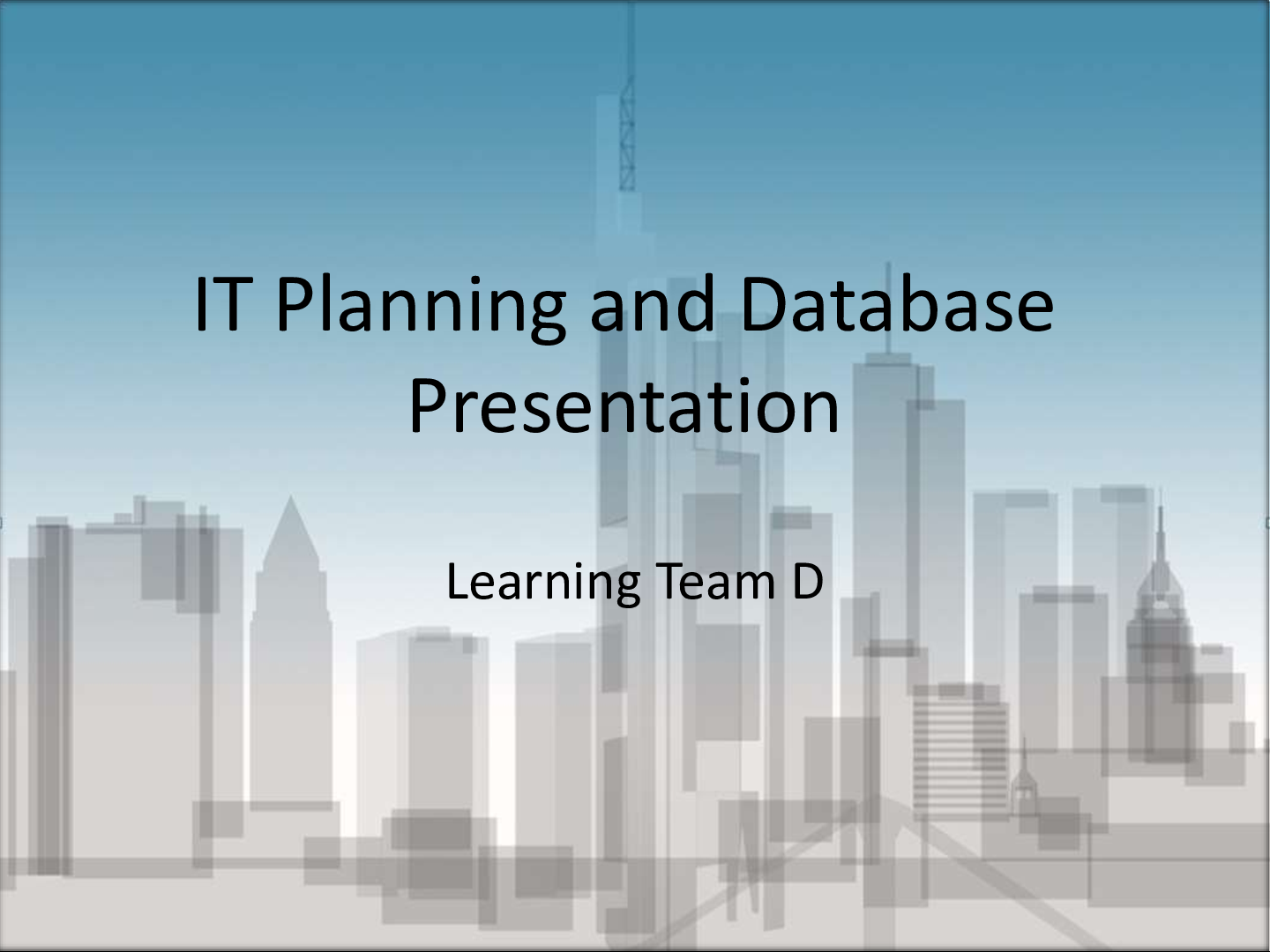 Preview image for BIS 320 WEEK 2 IT PLANNING AND DATABASE PRESENTATION
